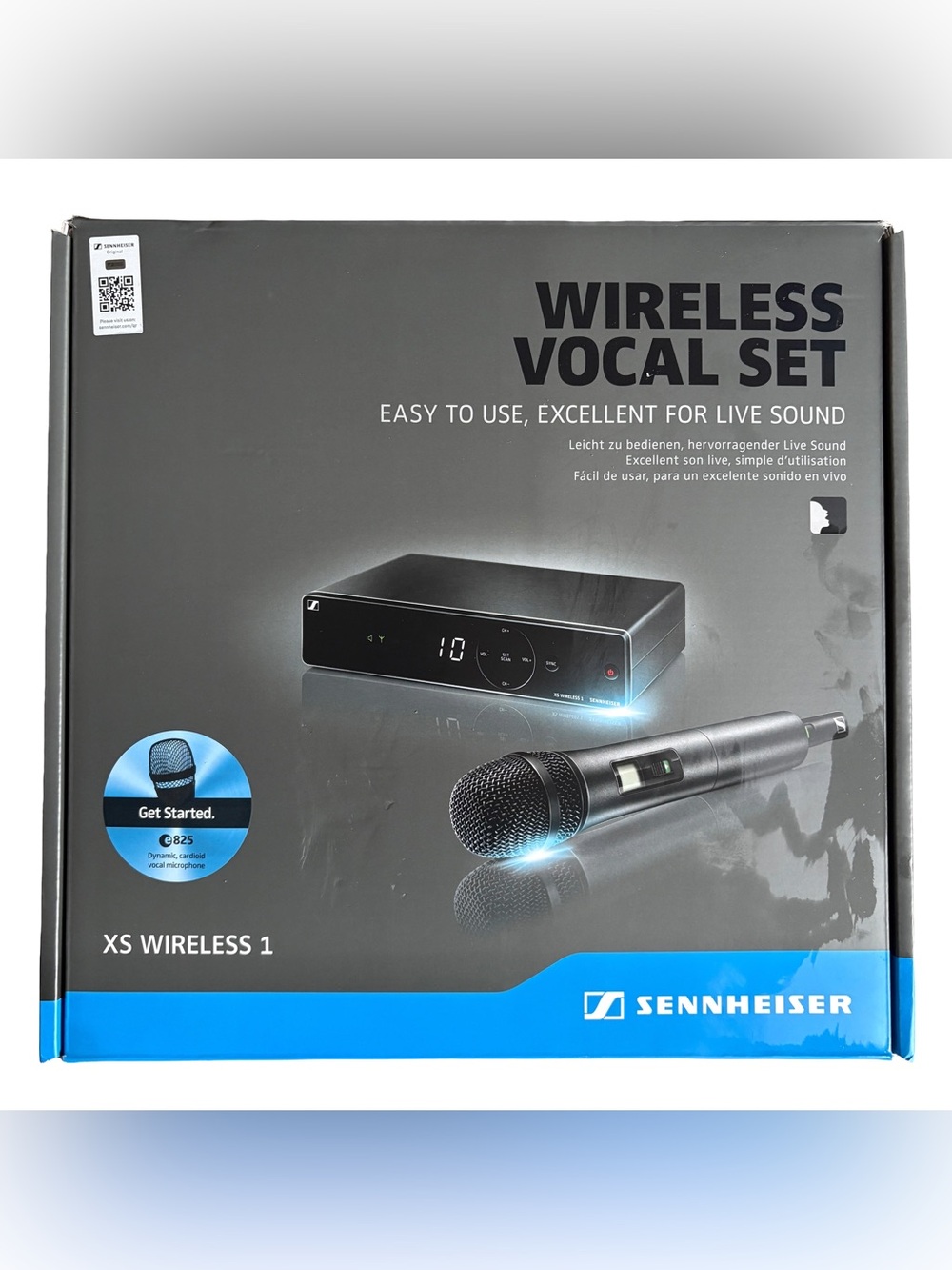 Sennheiser XS Wireless 1 Vocal Set XSW 1-835-A 548-572MHz Handheld Microphone
